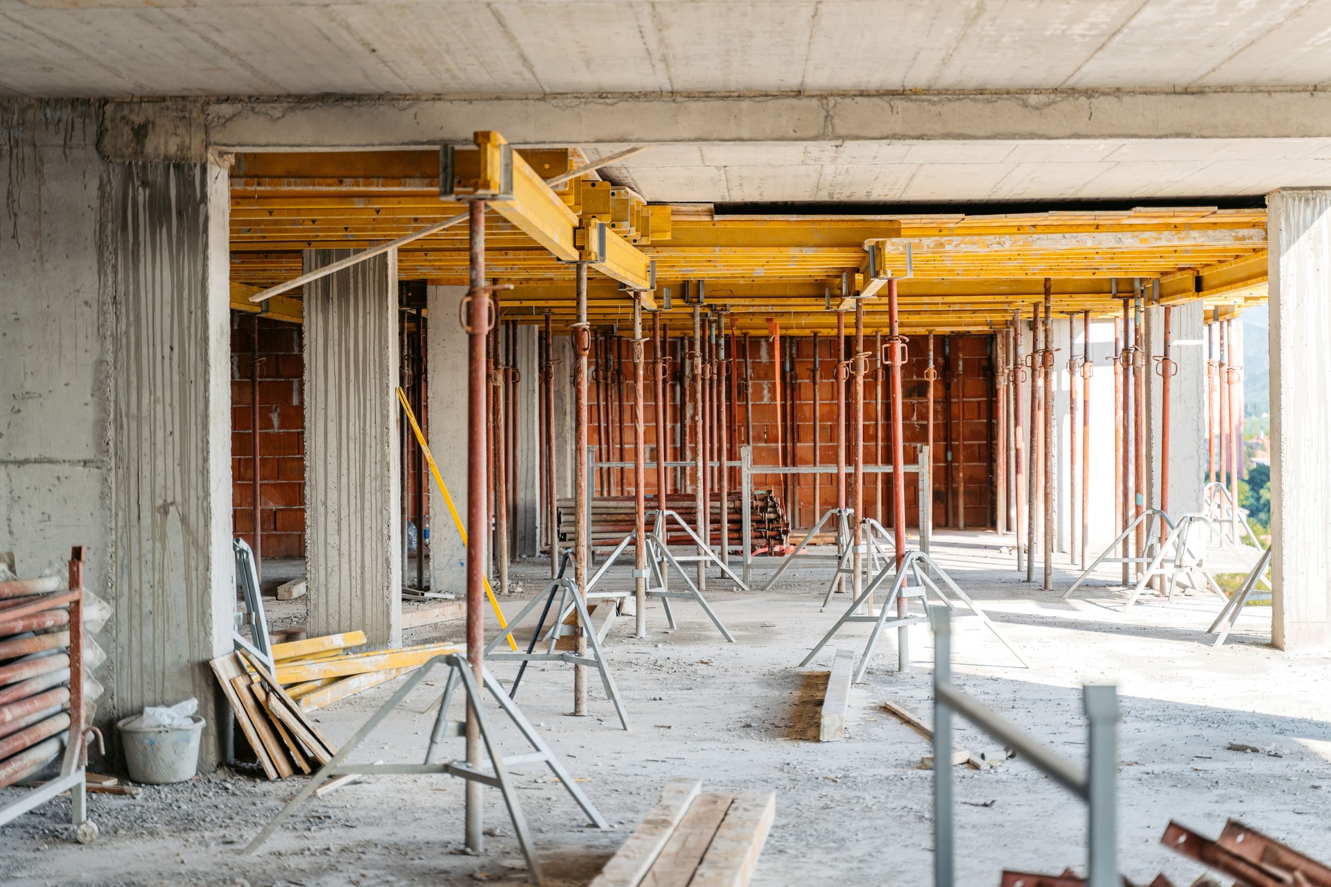 Construction Site Inside Of A Building